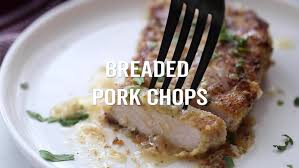 breaded pork chops with lemon er