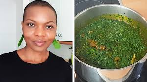 Spices with seasoning cubes, add salt, and then a cup of water. Vegetable Soup With Ugu And Water Leaves Edikang Ikong Soup Recipe Flo Chinyere Youtube