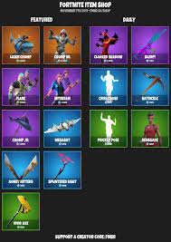 People enter your creator code into the shop, and every purchase. Fnbr Co Auf Twitter Fortnite Item Shop For November 7th 2019 Https T Co Nxpckxmqqb Use Creator Code Fnbr If You D Like To Support Us Https T Co S0eiatw44c