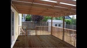 It is typically composed of canvas woven of acrylic, cotton or polyester yarn, or vinyl laminated to polyester fabric that is stretched tightly over a light structure of aluminium, iron or steel, possibly. How To Build A Awning Over A Deck Homideal