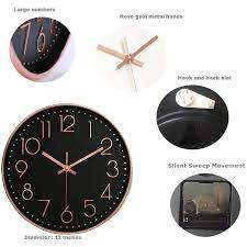 large digital wall clock for living