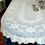 filet crochet tablecloth patterns