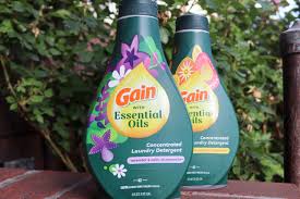 laundry game with gain essential oils