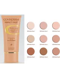 coverderm perfect face waterproof spf20