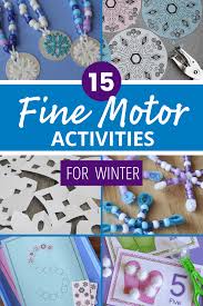 20 winter fine motor activities that
