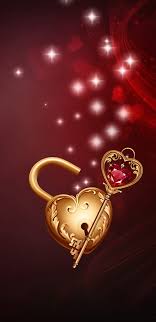 unlock my heart heart love key red