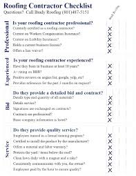 Best Of Free Residential Roofing Contract Template Template