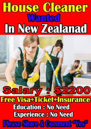 House Cleaner Wanted In New Zealand Europe Jobs