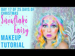 rainbow snowflake fairy makeup