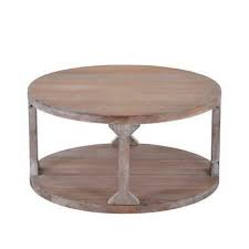 35 4 Round Rustic Coffee Table Solid