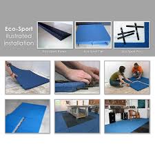 rubber cal inc eco sport interlocking rubber tile set of 10