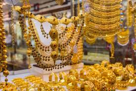 golden jewelry at the gold street also