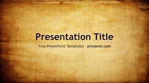 Free Old Paper Powerpoint Template Prezentr Ppt Templates