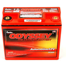 Pc680mj Odyssey 12v 170 Cca Power Sport Agm Battery With Metal Jacket