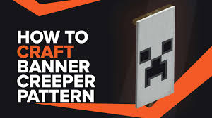 make banner pattern creeper in minecraft