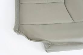 Driver Bottom Leather Seat Cover Gray