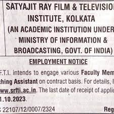 job vacancy of faculty members in