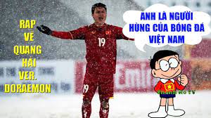 RAP VỀ QUANG HẢI Ver. Doraemon (Quang Hải Vua Giải Trẻ) | Nhạc hay về U23  Việt Nam - Yisung - CLIP HÀI