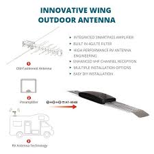 Amplified Outdoor Tv Antenna Wing