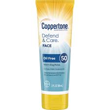 Here, we tested and approved the best sunscreen for face and body the 15 best new spf products for face and body. Coppertone Defend Care Oil Free Sunscreen Face Lotion Spf 50 3 Fl Oz Walmart Com Walmart Com