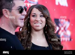 Melanie Amaro at The X-Factor Finale Press Conference at CBS Television  City in Los Angeles, CA. 19th December 2011 Stock Photo