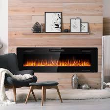 60 Inch Ultra Thin Electric Fireplace