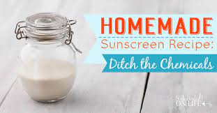 diy homemade sunscreen ditch the