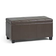 Shop storage ottoman for kids room from pottery barn kids. Buy Simpli Home Dover 36 Inch Wide Rectangle Lift Top Storage Ottoman Bench In Upholstered Chocolate Brown Faux Leather Footrest Stool Coffee Table For The Living Room Bedroom And Kids Room Online