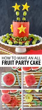 all fruit party cake easy healthy