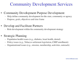 ppt community development services