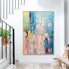 Large Abstract Painting Colorful