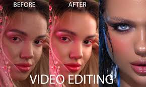 do makeup face video editing retouching