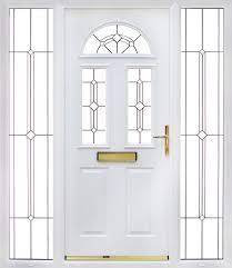 3 Lite Bevelled Lead Glass Composite Door