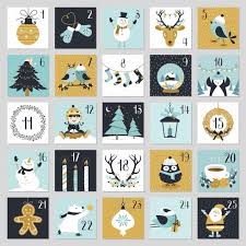 Cute Christmas Countdown Advent Calendar Printable Download Free