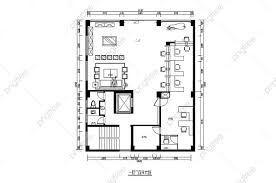 first floor plan of an office e