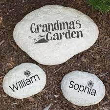 Grandma S Garden Stone Engraved Gift