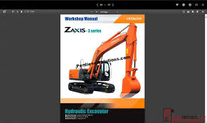 hitachi hydraulic excavator zx 3 series