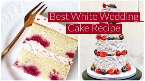white cake recipe for wedding cakes