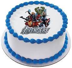 Walmart Bakery Avengers Cake gambar png