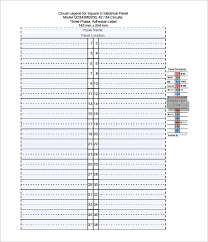 Electrical panel label template are available in different designs and labels relating to the different electrical panel. Panel Schedule Template Excel Printable Schedule Template