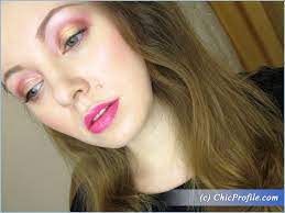mac makeup using tan melon rose and