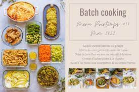 Batch cooking Printemps #10 ter – Mois de Mai – Semaine 22 - Cuisine Addict