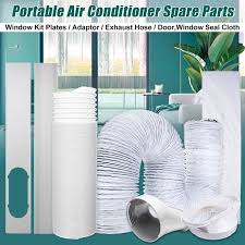 Included window venting kit quickly and easily sets up in just minutes. Portable Air Conditioner Window Vent Kit Window Slide Kit Plate Portable Exhaust Hose Flexible Vent Hose Parts For Portable Air Conditioner Walmart Com Walmart Com