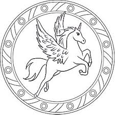 Einhorn einladungen karten zum ausdrucken minidrops einhorn einladungen einladung kindergeburtstag kostenlos einladungskarten geburtstag kind. Pegasus Und Einhorn Als Kostenlose Mandalas Fur Kinder