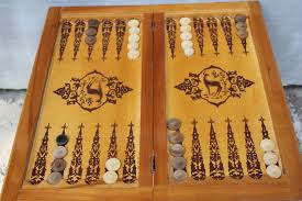 unique backgammon handmade beautiful