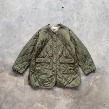 ray beams quilted liner jacket military