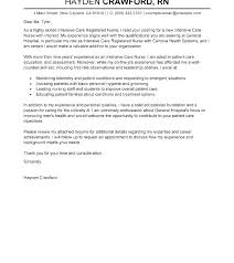 Nursing Cover Letters New Grad Nurse Cover Letter Samples Example Of