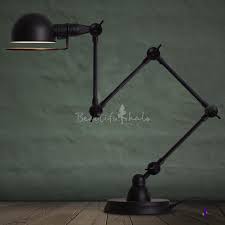 Vintage Task 1 Light Floor Lamp In Black Finish Beautifulhalo Com