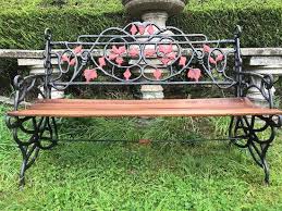 Heavy Cast Iron Garden Ornate Bench