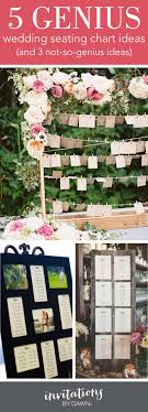 5 genius wedding seating chart ideas